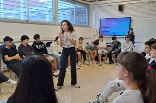 Taller a 4t d'ESO de Jesuïtes Bellvitge: Diferents, però iguals