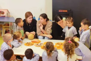 Festa de la tardor a MOPI amb l'alumnat d'EDIN