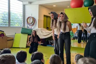 Festa de la tardor a MOPI amb l'alumnat d'EDIN