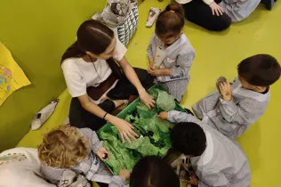 Festa de la tardor a MOPI amb l'alumnat d'EDIN