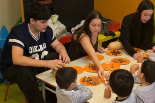 Festa de la tardor a MOPI amb l'alumnat d'EDIN