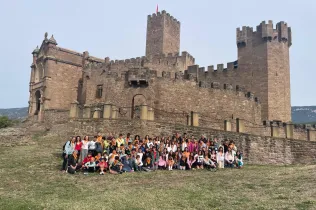 Alumnes, monitors i professors participants a les convivències a Xavier, de 1rt ESO-NEI