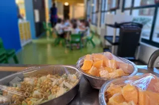 Menjador a l'aula de MOPI