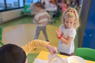 Menjador a l'aula de MOPI