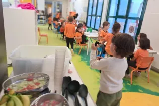 Menjador a l'aula de MOPI