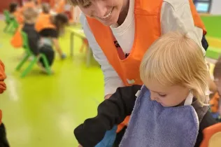 Menjador a l'aula de MOPI