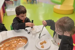 Menjador a l'aula de MOPI