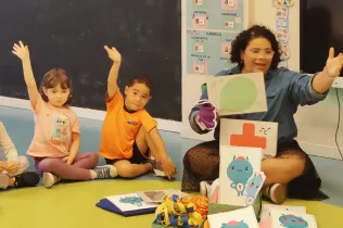 Taller de l'Ajuntament als infants de Jesuïtes Bellvitge