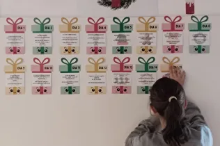Calendari d'Advent del bon tracte treballat a 5è i 6è de Primària-NEI