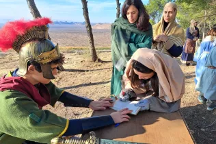 Escenes del Pessebre vivent Claver 2025