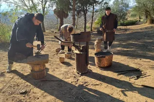 Escenes del Pessebre vivent Claver 2025