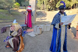 Escenes del Pessebre vivent Claver 2025