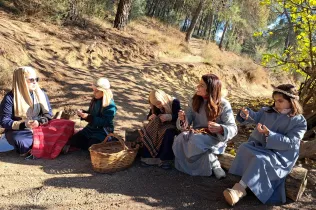 Escenes del Pessebre vivent Claver 2025