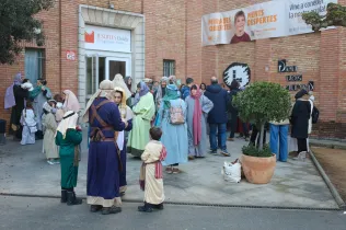 Escenes del Pessebre vivent Claver 2025