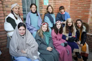 Escenes del Pessebre vivent Claver 2025