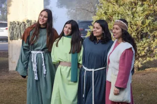 Escenes del Pessebre vivent Claver 2025