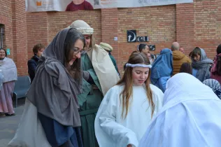 Escenes del Pessebre vivent Claver 2025