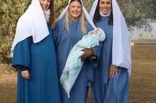 Escenes del Pessebre vivent Claver 2025