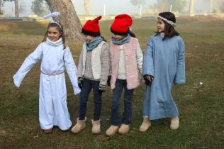 Escenes del Pessebre vivent Claver 2025