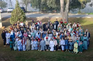 Escenes del Pessebre vivent Claver 2025