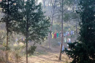 Escenes del Pessebre vivent Claver 2025