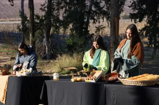 Escenes del Pessebre vivent Claver 2025