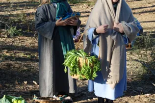 Escenes del Pessebre vivent Claver 2025