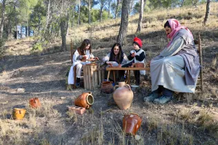 Escenes del Pessebre vivent Claver 2025