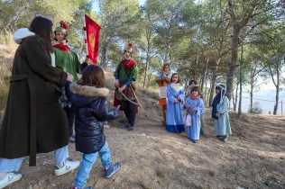 Escenes del Pessebre vivent Claver 2025