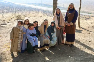 Escenes del Pessebre vivent Claver 2025