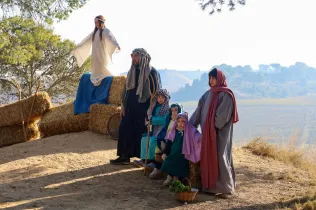 Escenes del Pessebre vivent Claver 2025