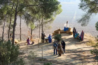 Escenes del Pessebre vivent Claver 2025