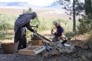 Escenes del Pessebre vivent Claver 2025