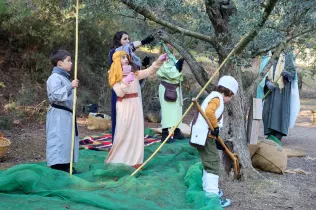 Escenes del Pessebre vivent Claver 2025