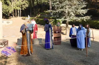 Escenes del Pessebre vivent Claver 2025