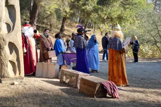 Escenes del Pessebre vivent Claver 2025