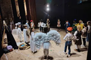 Representació de "Els Pastorets" de 2n de la PIN