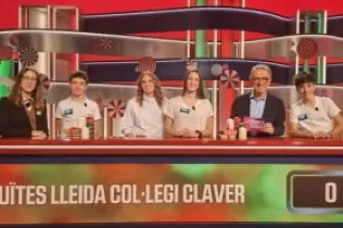 Participació de tres alumnes de 4t ESO-TQE a l'edició especial de Nadal del Programa saber y Ganar