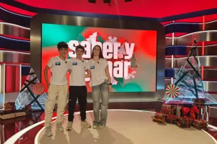 Participació de tres alumnes de 4t ESO-TQE a l'edició especial de Nadal del Programa saber y Ganar