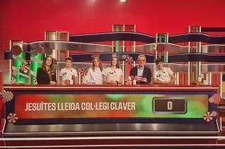 Participació de tres alumnes de 4t ESO-TQE a l'edició especial de Nadal del Programa saber y Ganar