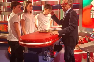 Participació de tres alumnes de 4t ESO-TQE a l'edició especial de Nadal del Programa saber y Ganar