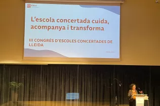 Acte de l'escola concertada de Lleida a La Llotja el 26 de Febrer de 2026