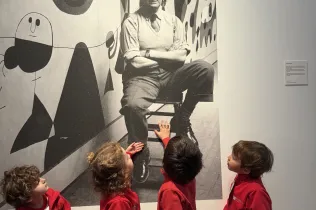 Infantil Sant Ignasi - jesuïtes Sarrià - art - miró