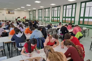 Prova de sudokus a la Ignatius Cup de secundària en el marc de la Setmana Ignasiana