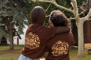 Membres de l'equip de 3r ESO-TQE de la Ignatius Cup de secundària en el marc de la celebració de la Setmana Ignasiana