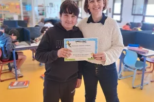 Pau Mambrona guanyador de la Champions Day del Spelling Bee Show 2026