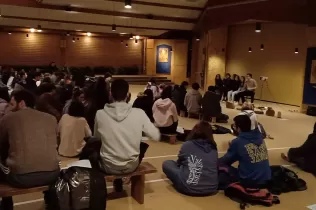 Grup d'estudiants de les escoles Jesuïtes a Taizé