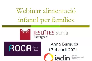 presentacio webinar alimentacio infantil