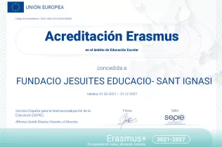 acreditacio centre erasmus escola