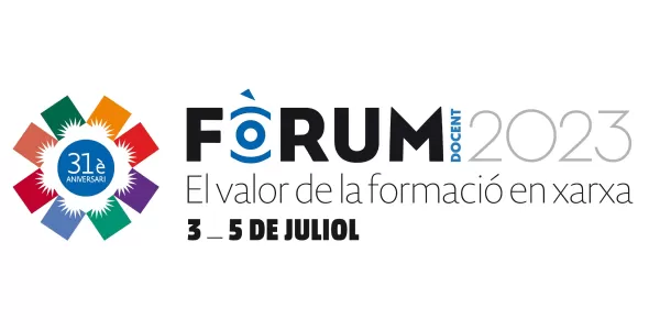 Banner del Fòrum Docent 2023 de Jesuïtes Educació